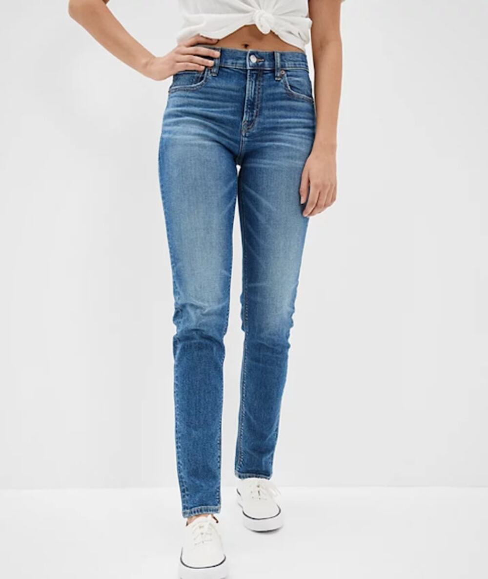 AMERICAN EAGLE- Stretch 90s Skinny Jeans size 2 high rise vintage inspired